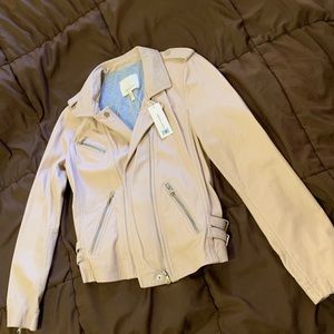 NWT Rebecca Taylor leather jacket!!!